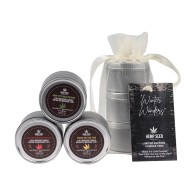 Hemp Seed Holiday Candle Trio for Festive Atmosphere