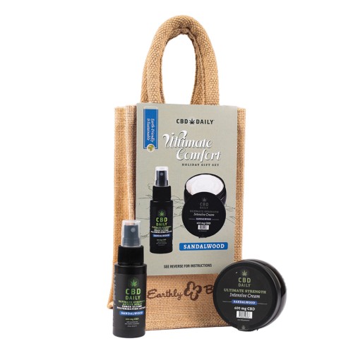 Earthly Body CBD Daily Ultimate Strength Gift Set for Relief