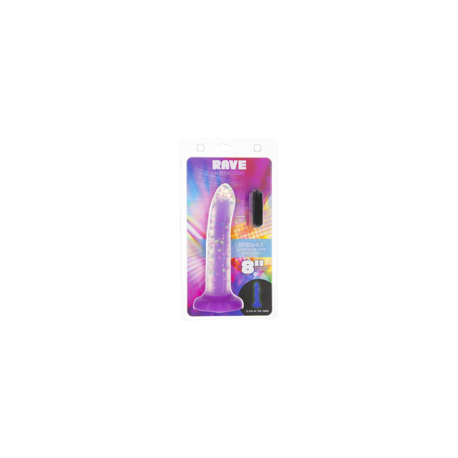 Dildo Brilloso en la Oscuridad Addiction Rave