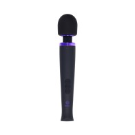 Merci Rechargeable Power Wand Massager in Black Violet