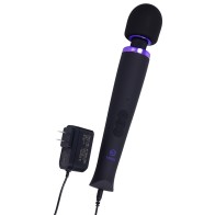 Merci Rechargeable Power Wand Massager in Black Violet