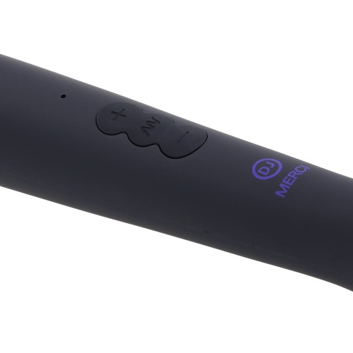 Merci Rechargeable Power Wand Massager in Black Violet