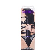 Merci Rechargeable Power Wand Massager in Black Violet