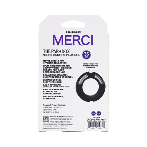 Merci Paradox Silicone-Covered Metal C-Ring 35mm