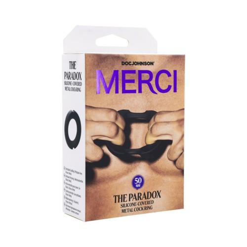 Merci Paradox Silicone-Covered Metal C-Ring for Enhanced Pleasure