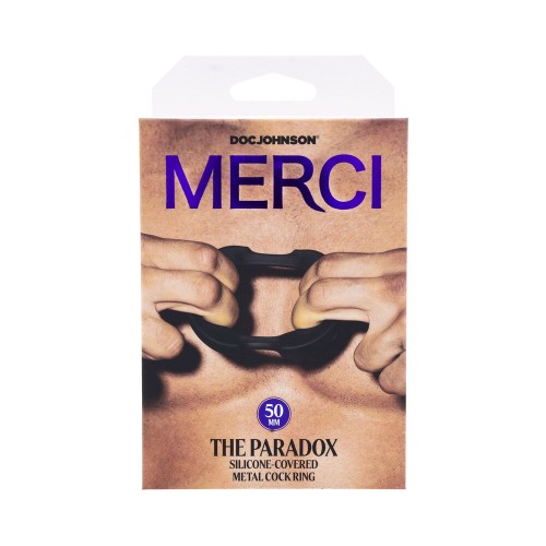 Merci Paradox Silicone-Covered Metal C-Ring for Enhanced Pleasure