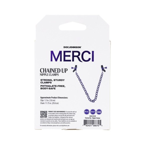 Merci Chained Up Nipple Clamps Adjustable Fun