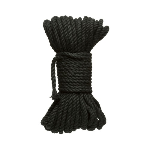 Cuerda de Bondage Merci Bind & Tie de Cáñamo de 6mm 50 ft Negra