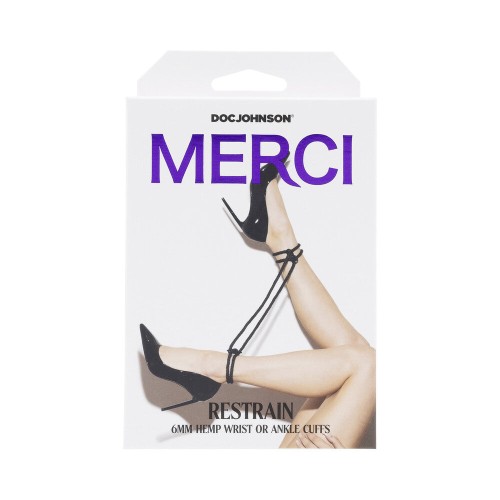 Merci Restrain Hemp Cuffs for Bondage