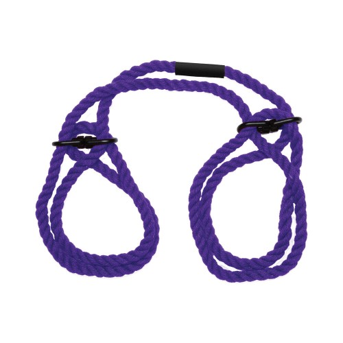 Merci Restrain Hemp Cuffs - Wrist or Ankle in Violet