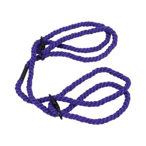 Merci Restrain Hemp Cuffs - Wrist or Ankle in Violet