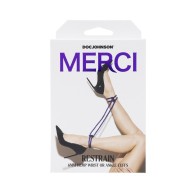 Merci Restrain Hemp Cuffs - Wrist or Ankle in Violet