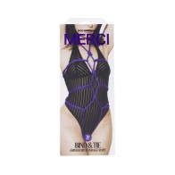 Merci Bind Tie Cuerda de Cáñamo para Bondage 30 pies Violeta