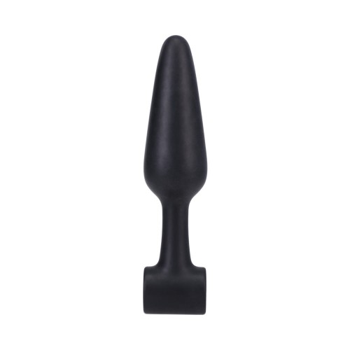 In A Bag Vibrating Butt Plug 5 inch Black