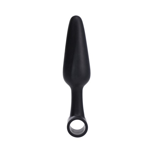 In A Bag Vibrating Butt Plug 5 inch Black