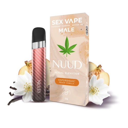 NUUD Male Vapordisiac Peach Vanilla