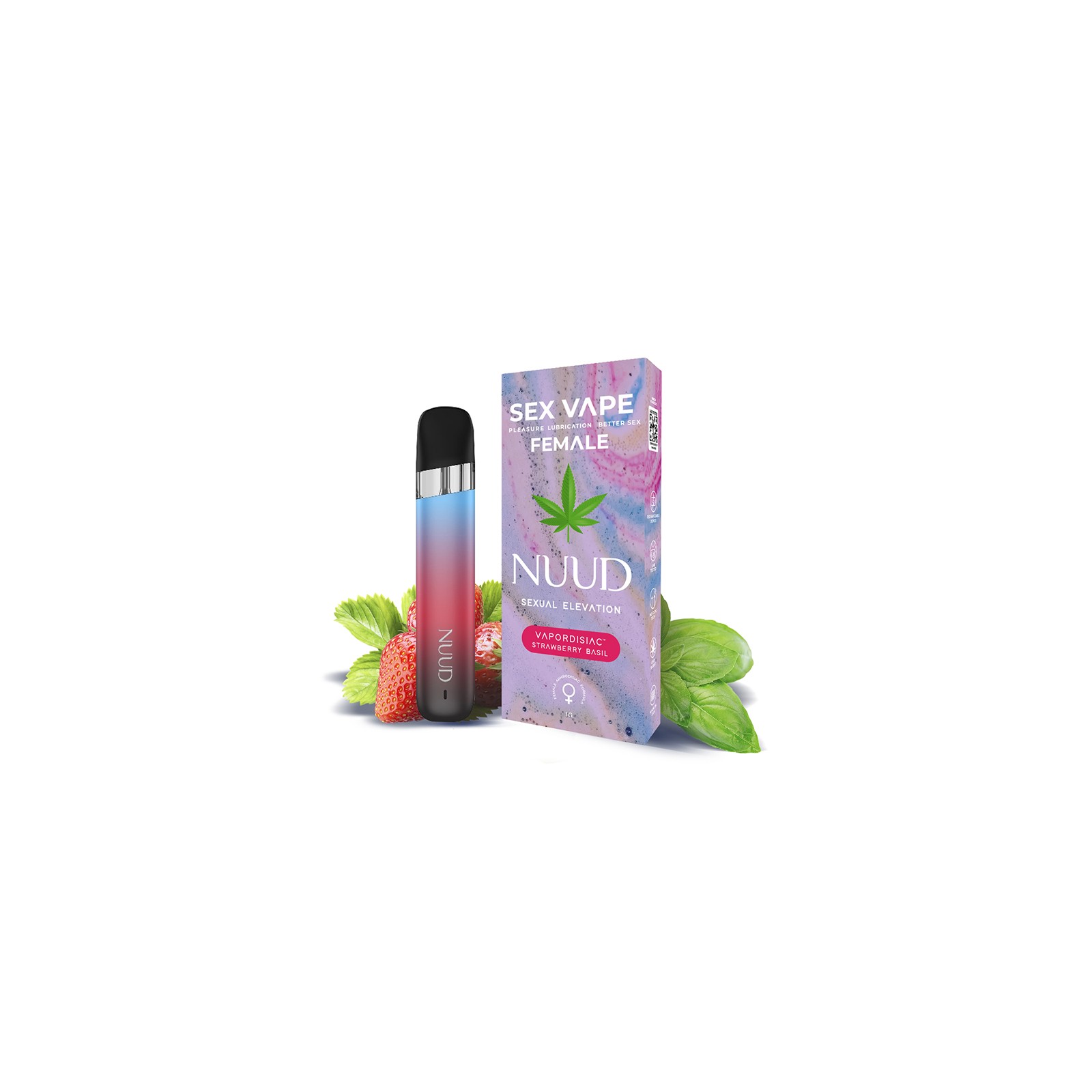 NUUD VAPORDISIAC Femenino Fresa Albahaca para el Deseo