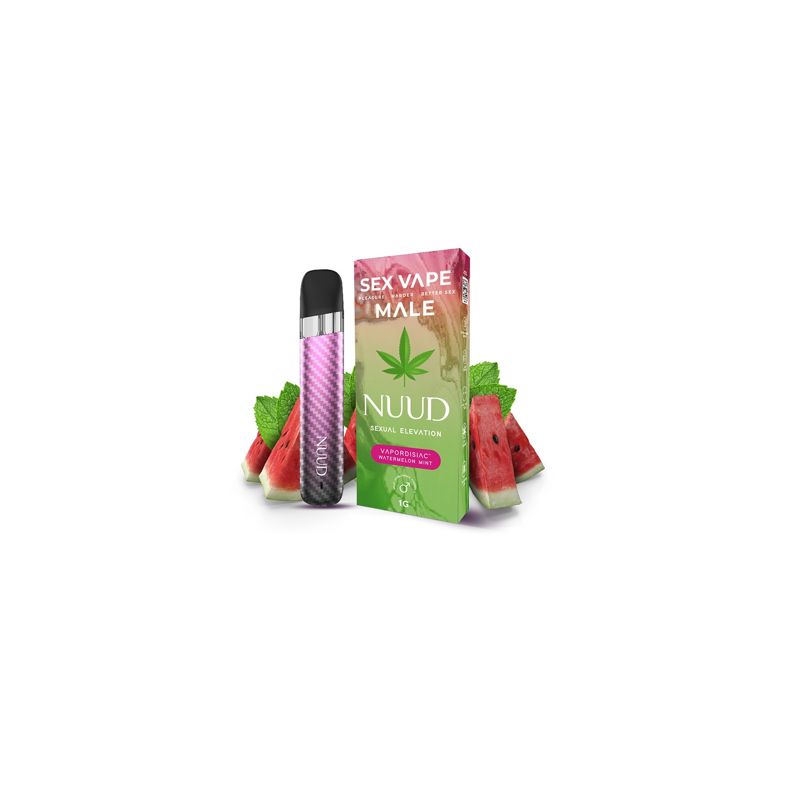 NUUD Male Vapordisiac Watermelon Mint