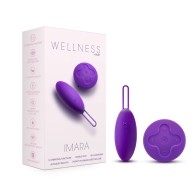 Huevo Vibrador Wellness Imara con Control Remoto Púrpura