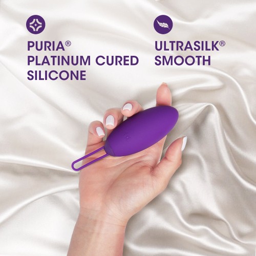 Huevo Vibrador Wellness Imara con Control Remoto Púrpura