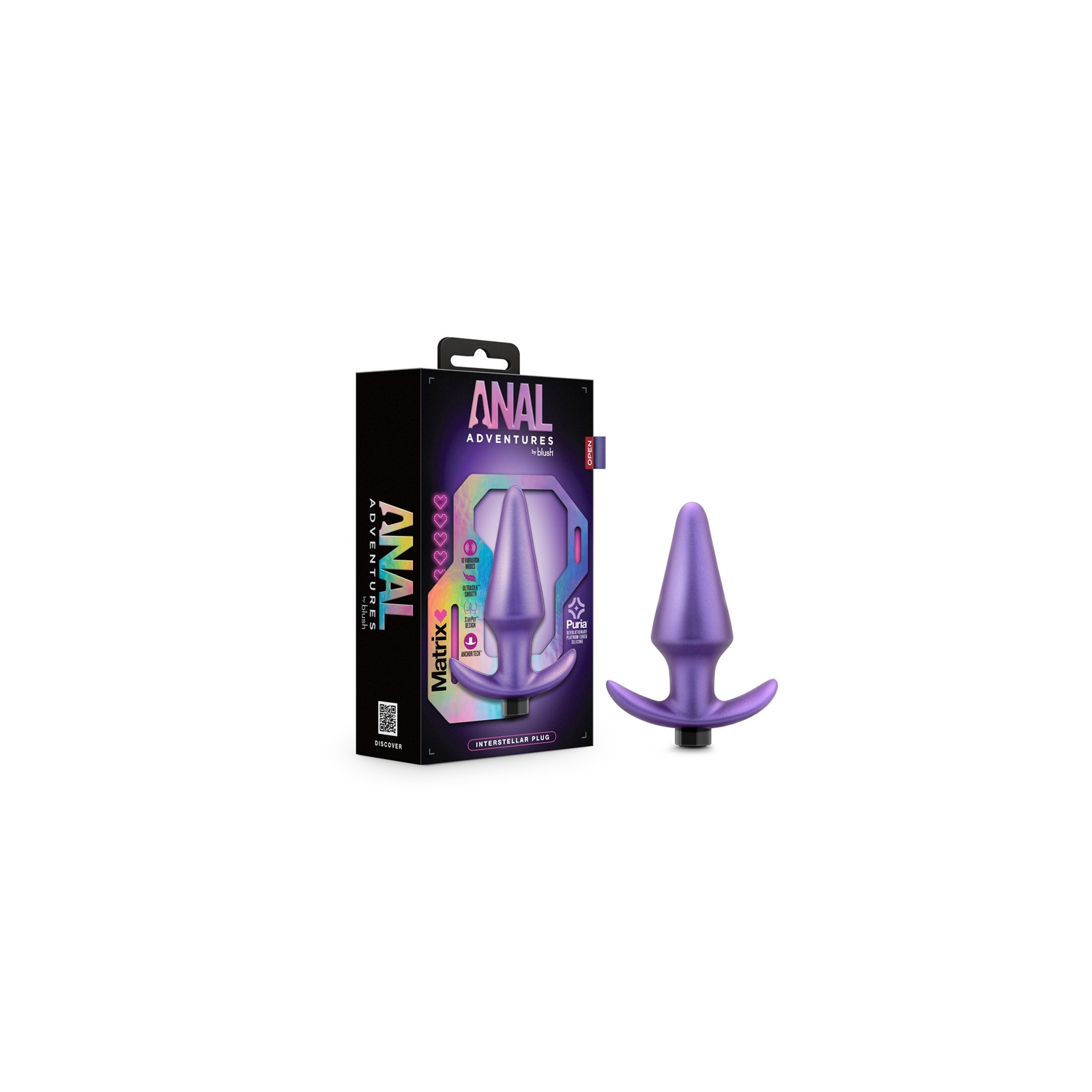 Matrix Interstellar Vibrating Plug for Anal Pleasure