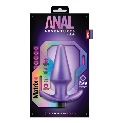 Plug Vibrante Interstellar Matrix para Placer Anal