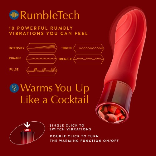 Oh My Gem Desire Ruby - Warming Vibrator for Enhanced Pleasure