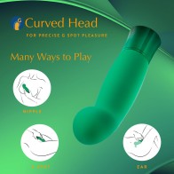 Oh My Gem Enchanting Emerald Vibrator - 10 Functions