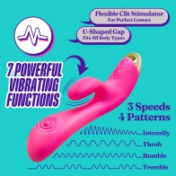 Vibrador Recargable de Silicona Aria Pleasin' AF