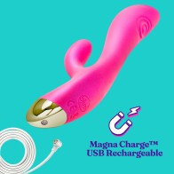 Vibrador Recargable de Silicona Aria Pleasin' AF