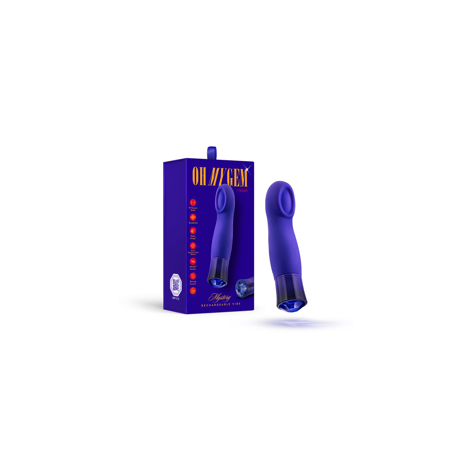 Vibrador Potenciador Oh My Gem Misterio Zafiro