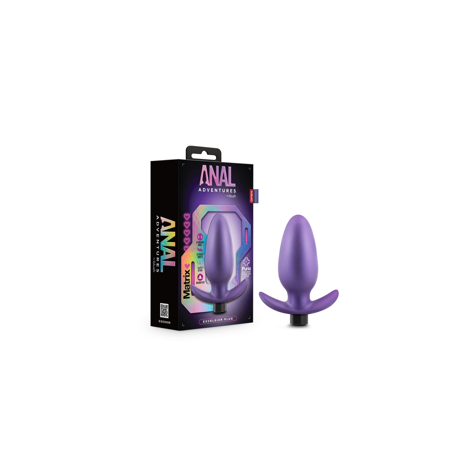 Anal Adventures Matrix Excelsior Plug Astro Violet