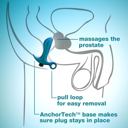 Anal Adventures Matrix Teleportation Plug Lunar Blue