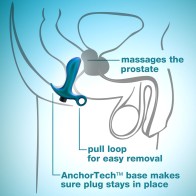 Plug Teleportación Matrix Anal Azul Lunar