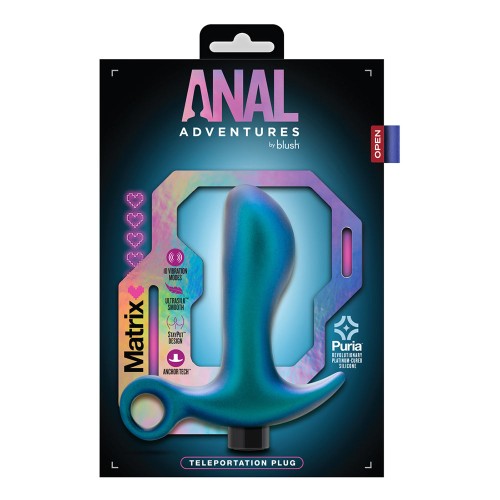 Anal Adventures Matrix Teleportation Plug Lunar Blue