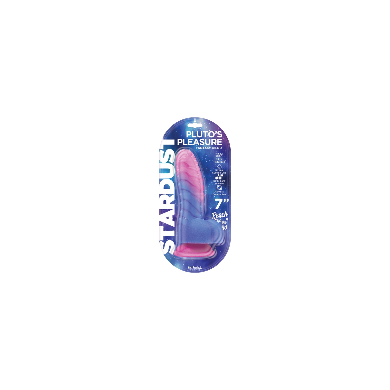 Stardust Pluto's Pleasure 6 in. Silicone Dildo for Enhanced Sensations