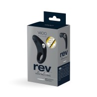 Anillo Vibrador Rev Recargable Negro