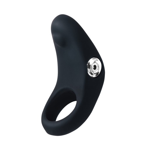 Anillo Vibrador Rev Recargable Negro