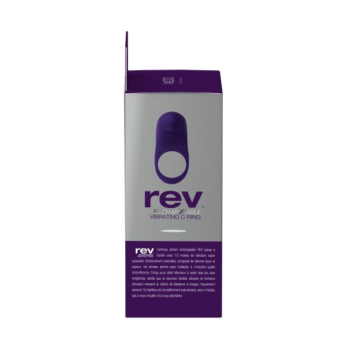 Anillo Vibrador C-Rechargeable Rev VeDO Morado