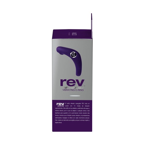 Anillo Vibrador C-Rechargeable Rev VeDO Morado