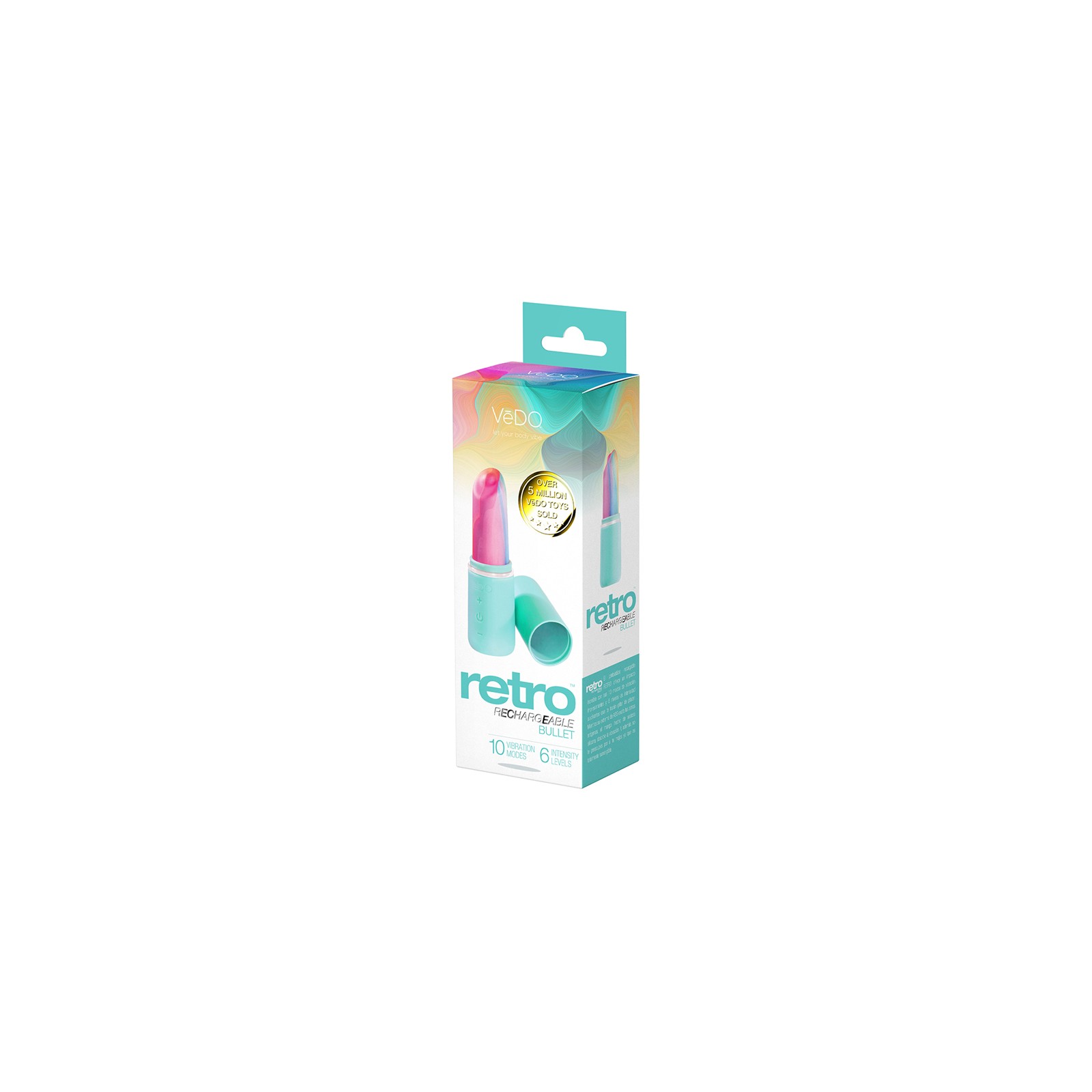 VeDO Retro Rechargeable Bullet Turquoise