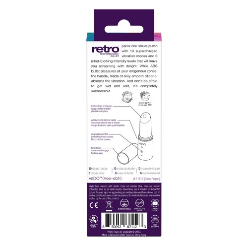 VeDO Retro Rechargeable Bullet Vibrator