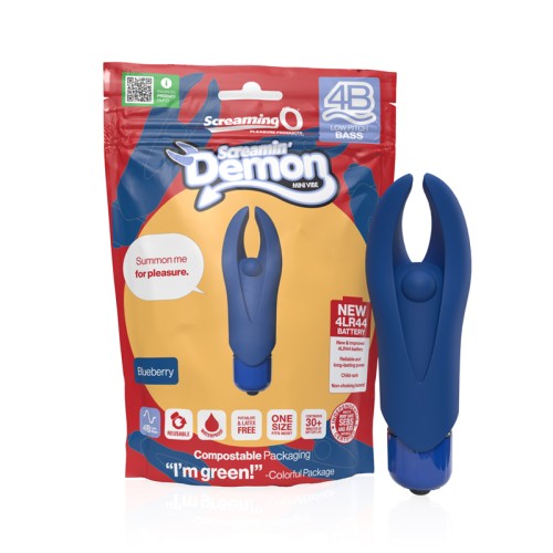 Mini Vibrador Screaming O 4B Demon Arándano