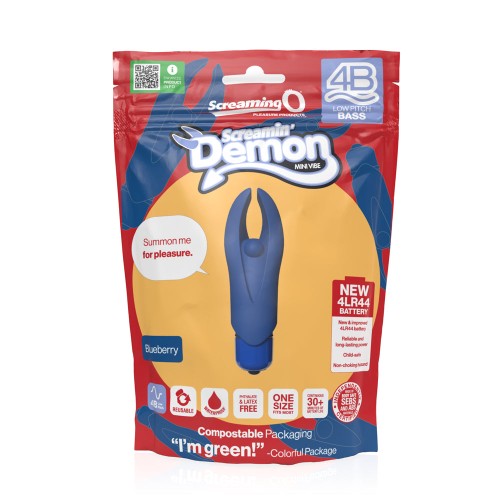 Mini Vibrador Screaming O 4B Demon Arándano