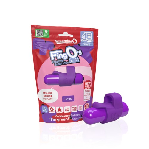 Screaming O 4B FingO Slim - Finger Vibe with Deep Rumbling Motor