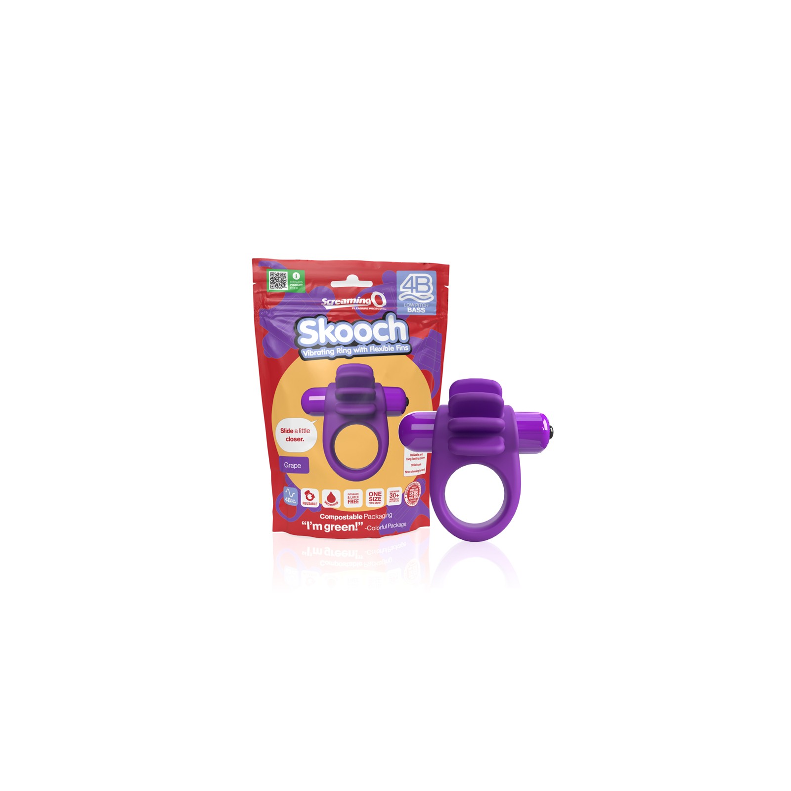 Screaming O 4B Skooch Grape Anillo Vibrador