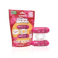 Screaming O 4T Double Wammy Strawberry Vibrating Ring