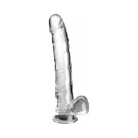 King Cock Clear with Balls Dildo