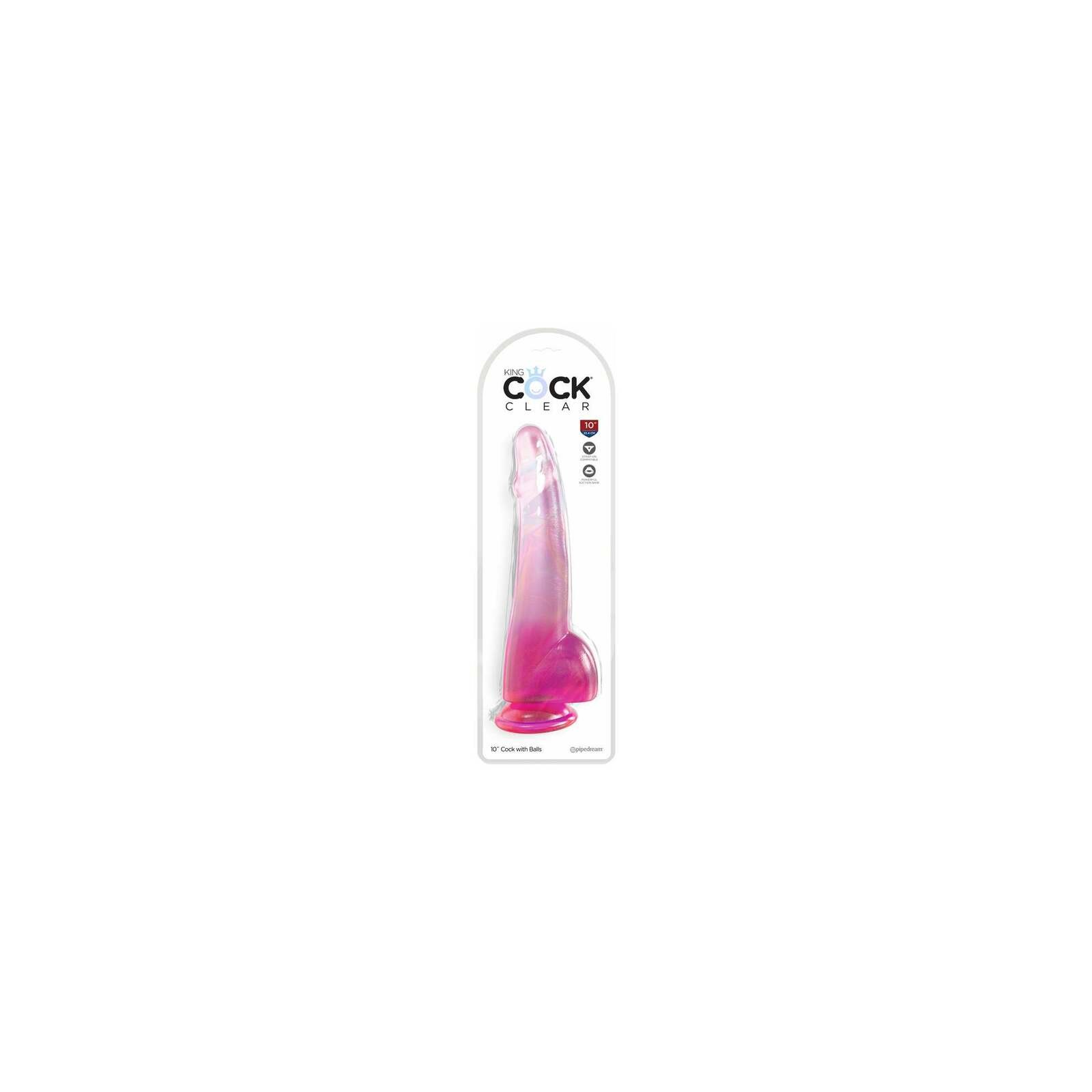 King Cock Clear 10 in. Dildo