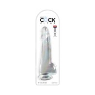 King Cock Clear Dildo 10in for Ultimate Pleasure